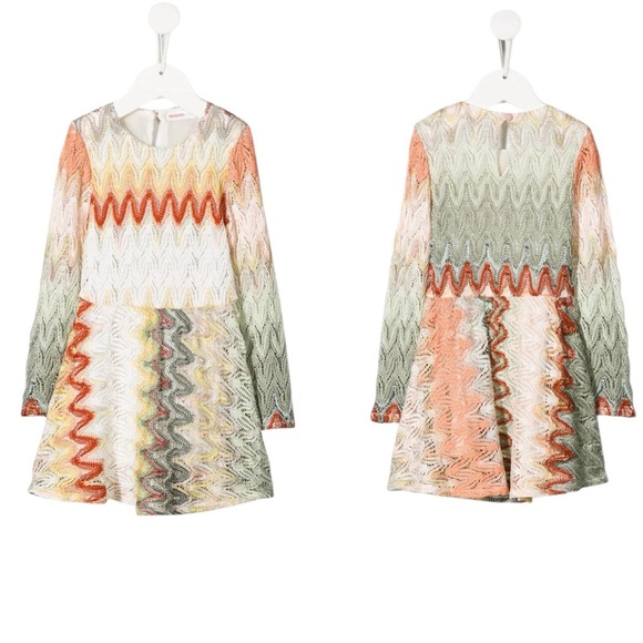 Missoni Kids Swirl Pattern A-line Dress size 4 - Picture 1 of 7